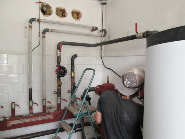Rekonstrukce kotelen, topného systému, výměna radiátorů a ventilů