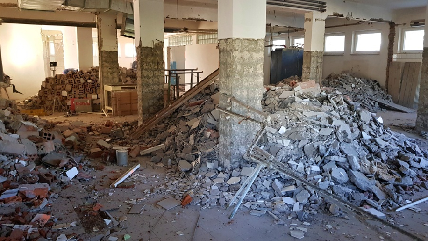 KuchyÅˆ - stav 3. 4. 2018