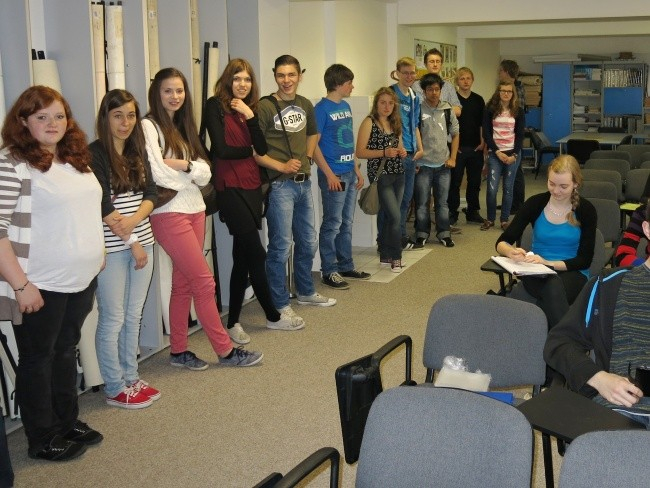 Tato a následující fotografie jsou již z návštěvy studentů z Bad Essen ve Svitavách
