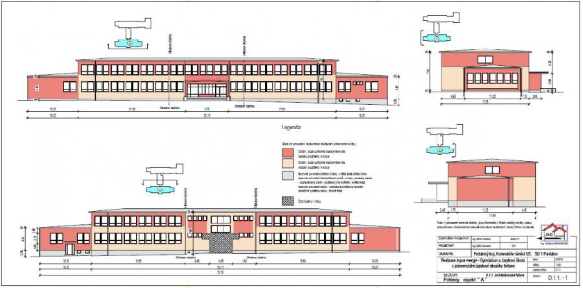 Část projektové dokumentace, podle které se již začalo stavět (verze z loňského roku, barvy "platí" z roku 2007 a nejsou konečné). Rozhodně však nikdy nebude použita růžová barva, jak jedna paní povídala :-)