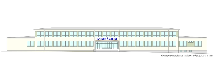 A takto bude vypadat budova gymnÃ¡zia po zateplenÃ­. Po rozkliknutÃ­ zjistÃ­te, Å¾e ani tato verze neobsahuje "rÅ¯Å¾ovou barvu"", jak u jinÃ© verze jedna panÃ­ povÃ­dala :-)