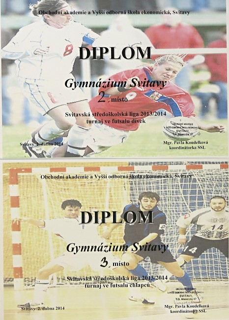 Diplomy z poslednÃ­ disciplÃ­ny (2. 4. 2014)