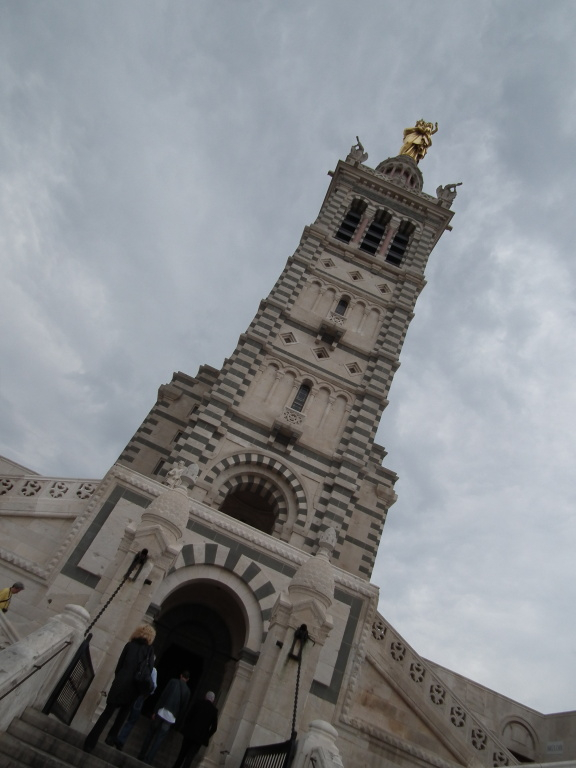 Marseille, katedrÃ¡la Notre-Dame de la Garde.