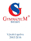 VÃ½roÄnÃ­ zprÃ¡va gymnÃ¡zia za Å¡kolnÃ­ rok 2015-2016