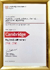 MÃ¡me certifikÃ¡t pro konÃ¡nÃ­ kurzÅ¯ Cambridge English